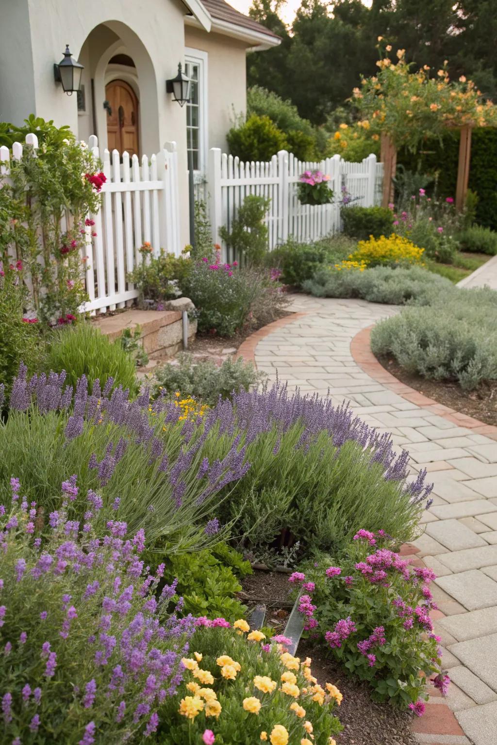 Mediterranean gardens offer a warm and inviting landscape.