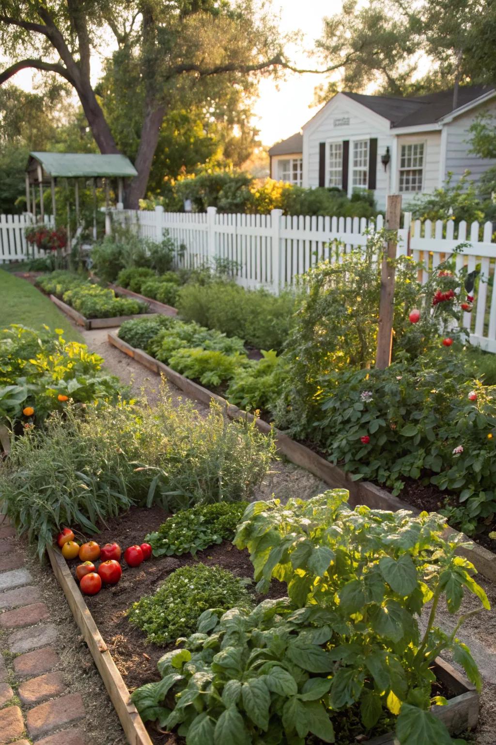 Edible landscaping blends beauty with practicality.