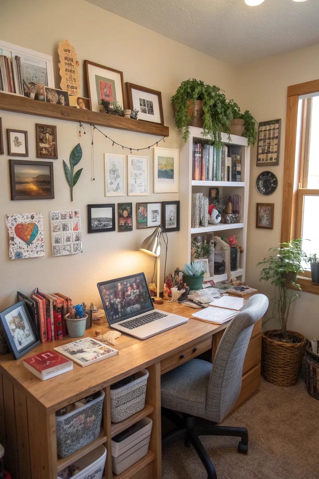 Make your space uniquely yours with personal touches.