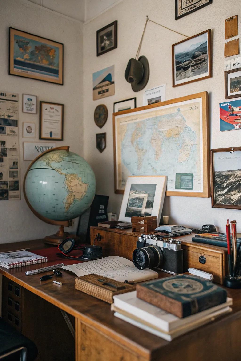 Personal collectibles introduce character and narrate your unique story.