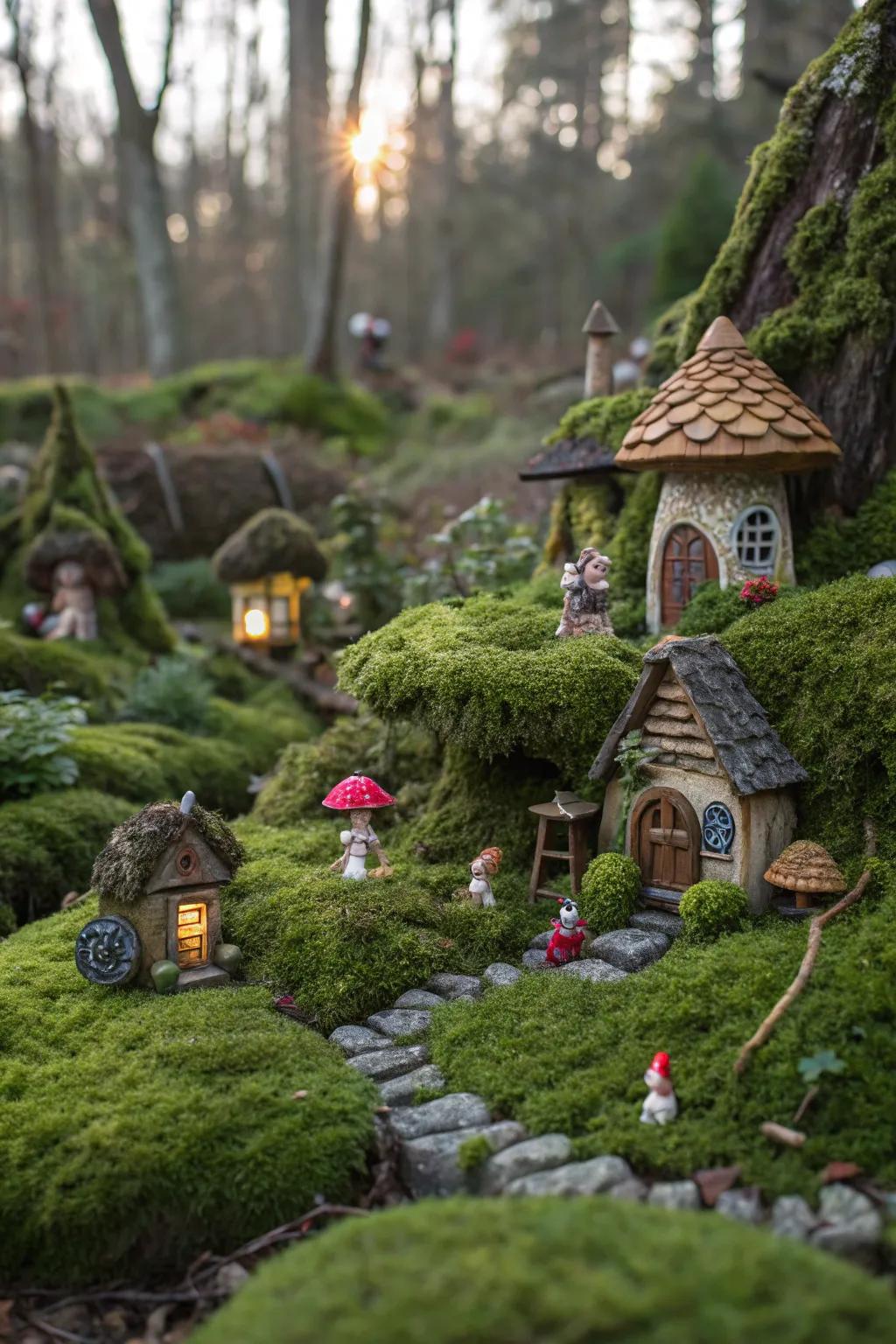 Moss fairy gardens inspire creativity and wonder for all ages.