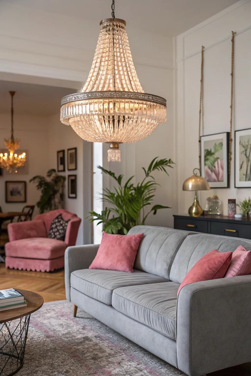 Good lighting completes an area.