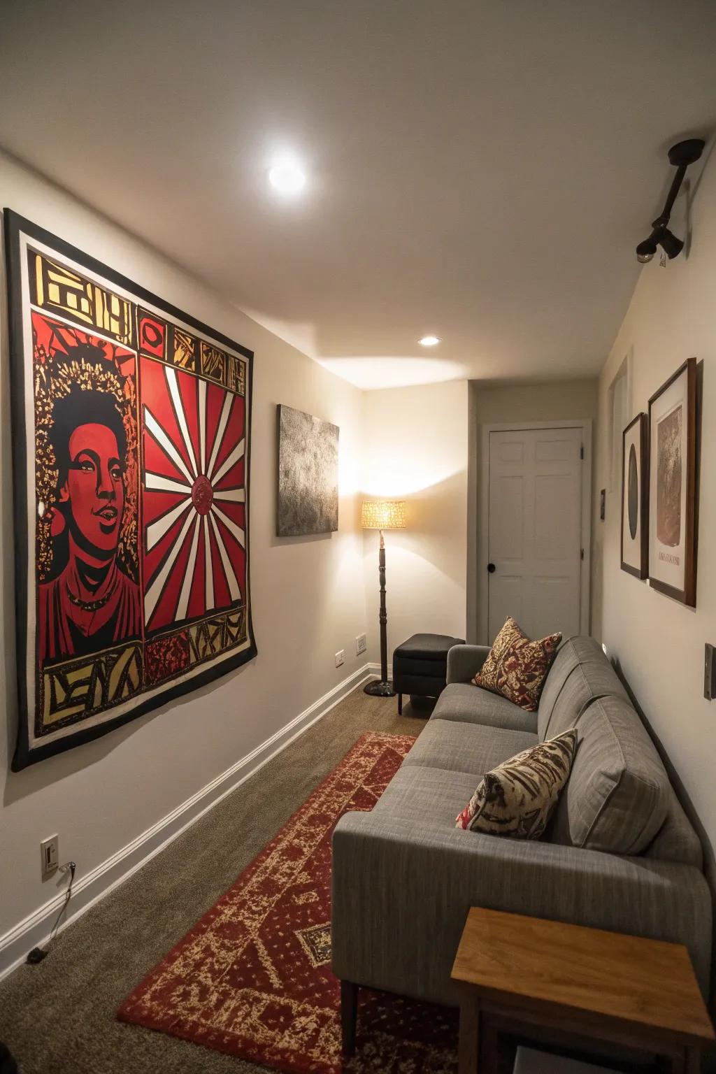 Bold art can transform your space with personality and style.