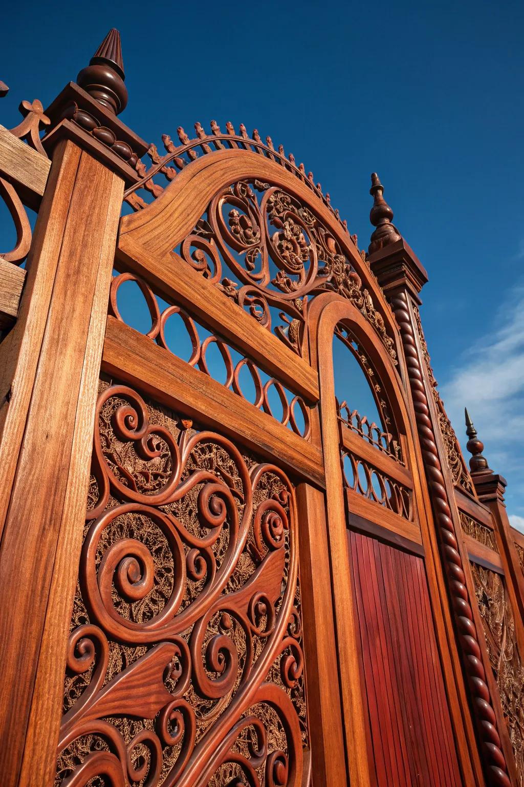 Unleash your creativity with a gate that tells a story, where craftsmanship meets artistry.