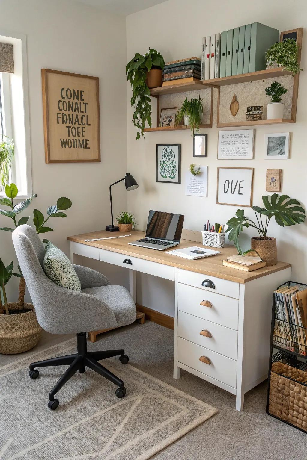 A personalized workspace boosts productivity and ingenuity.