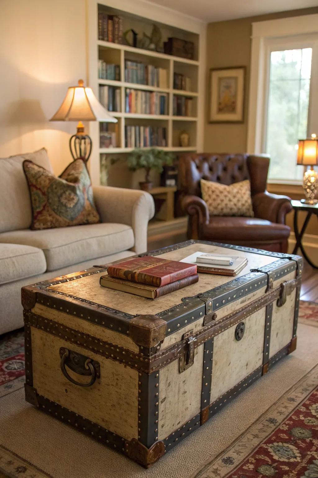 Intrigue your guests using unforeseen decor components.