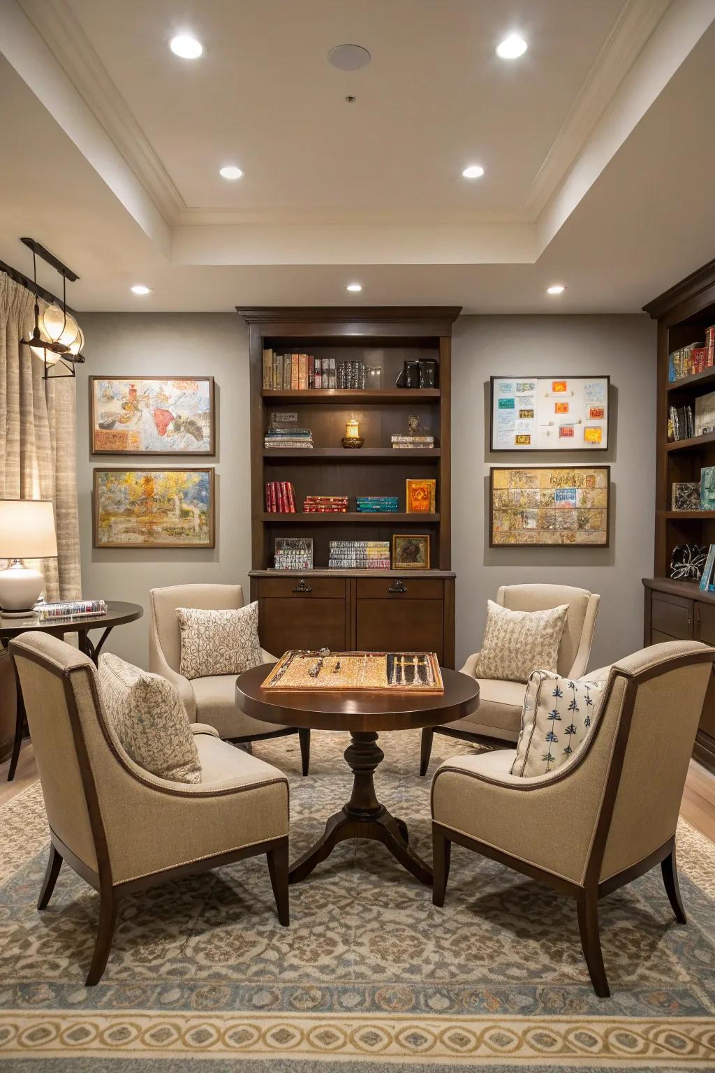 Symmetry in design creates a balanced and welcoming space.