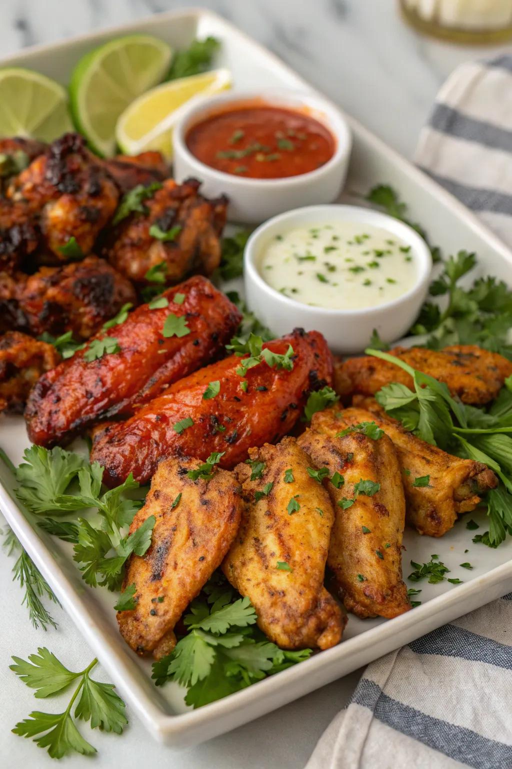 Delicious and budget-friendly grilled chicken wings for any BBQ.