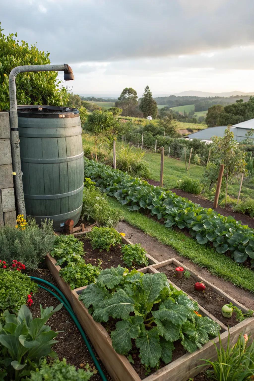 Precipitation gathering combines eco-friendliness with efficiency.