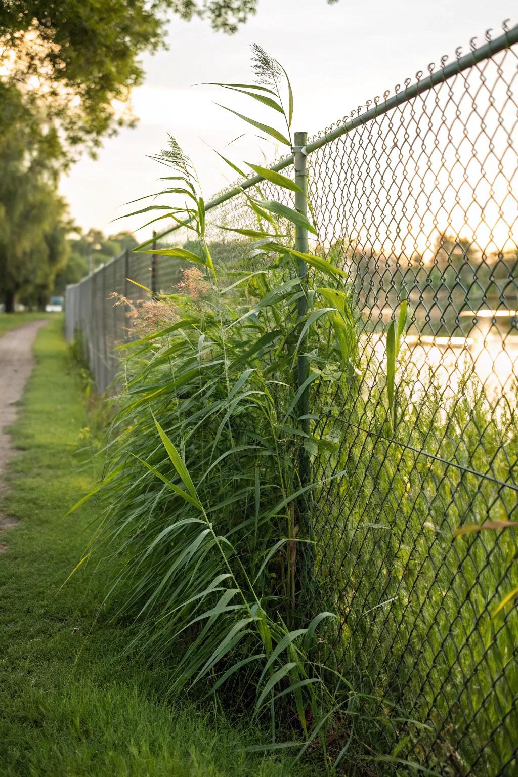 Woven reeds are eco-friendly and naturally beautiful.