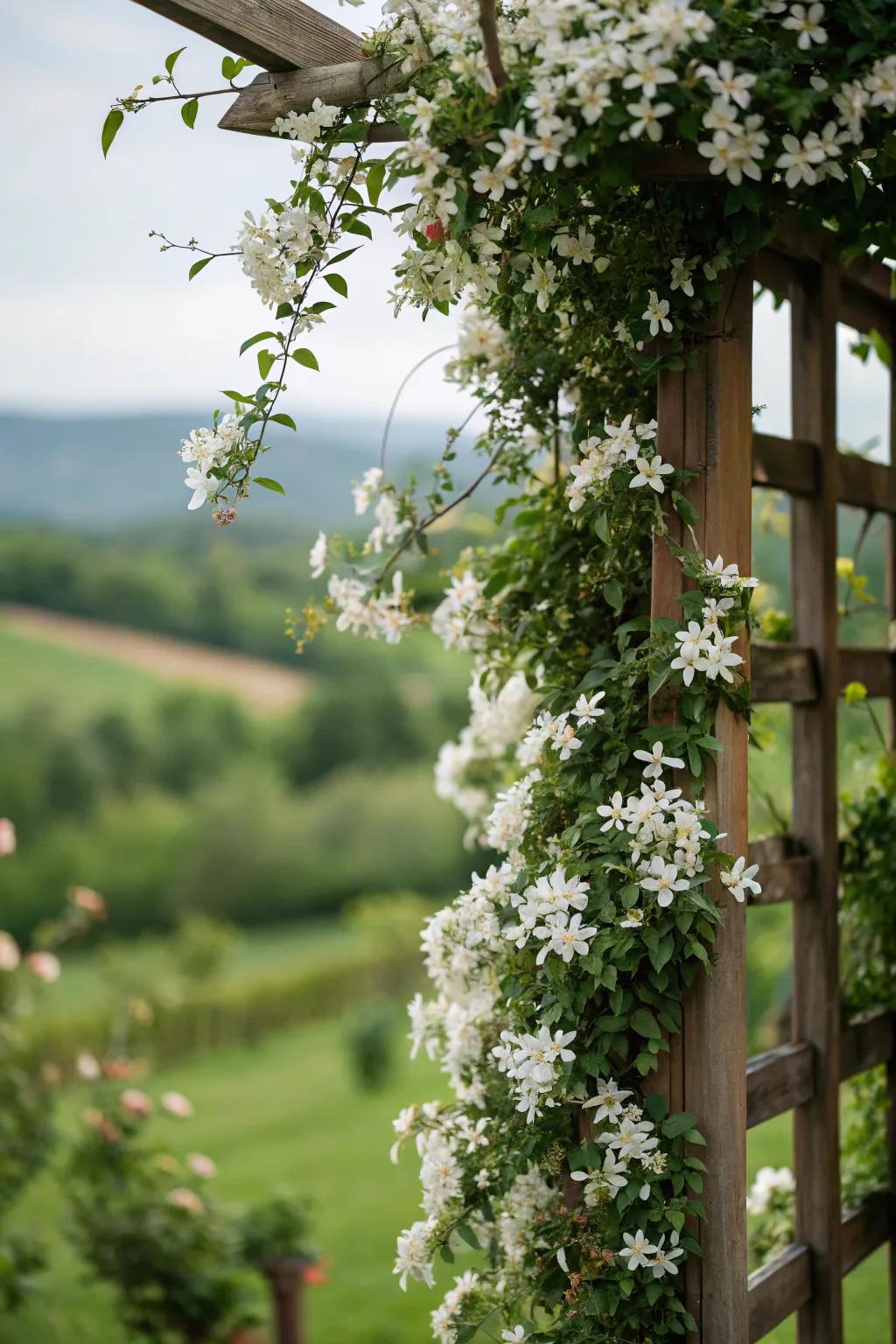 Celebrate the seasons with a star creeper and bloom framework.