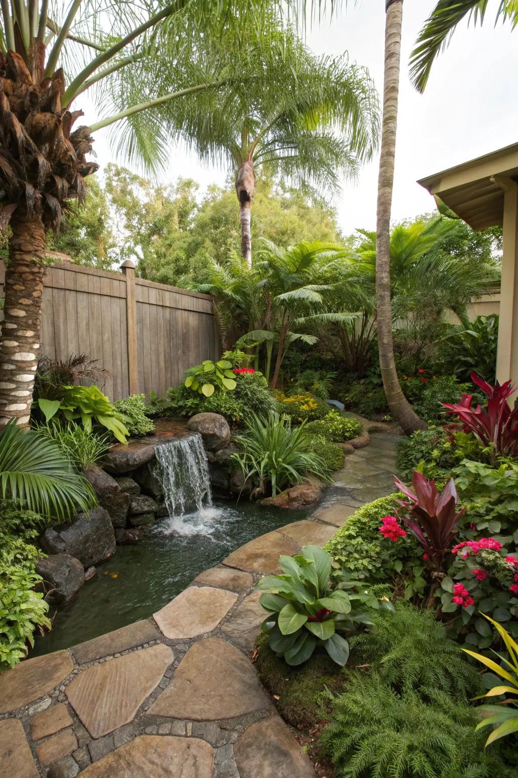 Escape to a tropical paradise in your own backyard.
