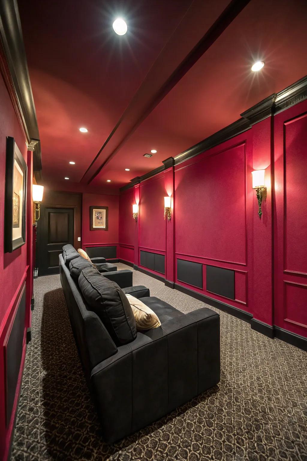 Bold colors can completely transform your theater's vibe.