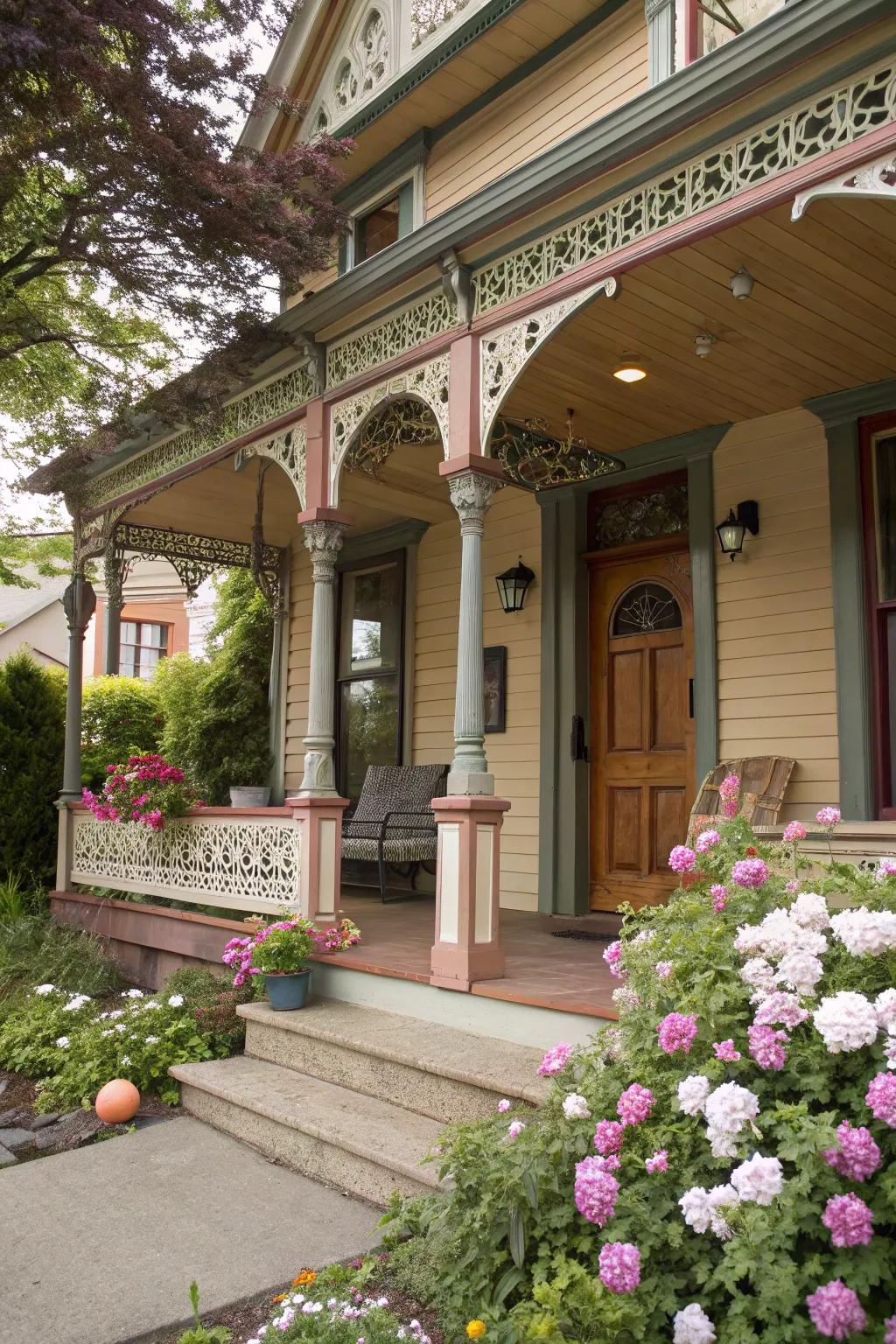 Elegant architectural details that add timeless charm.