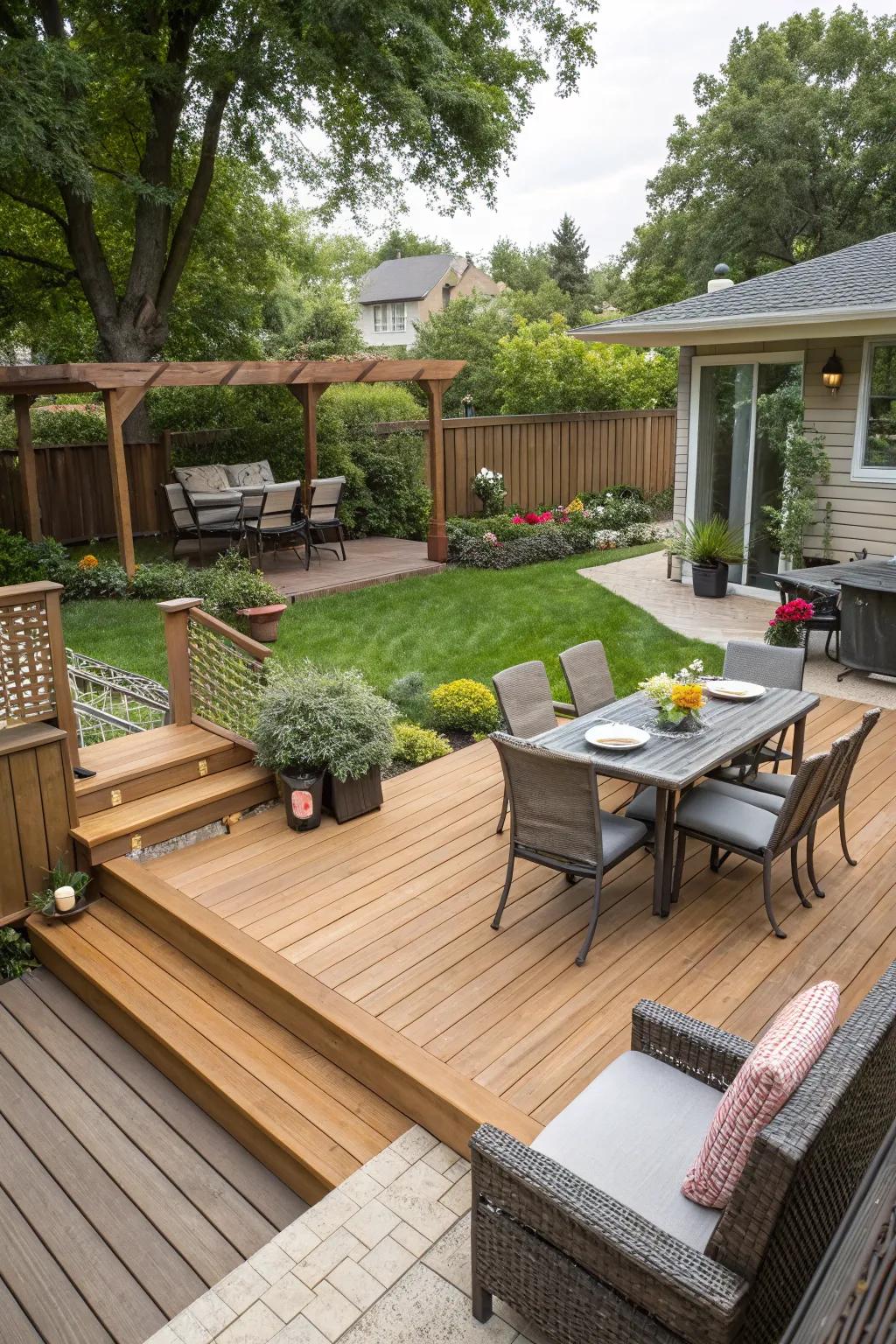 Decking imparts structure and panache to your outdoor sanctuary.