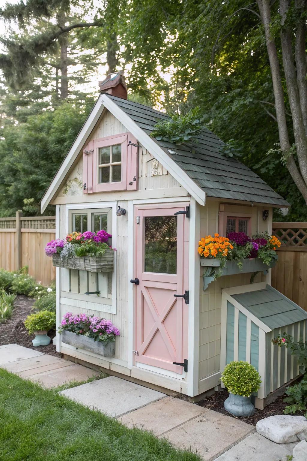 A Fairy Tale Haven: The Cottage Coop of Your Dreams 🌸🐓