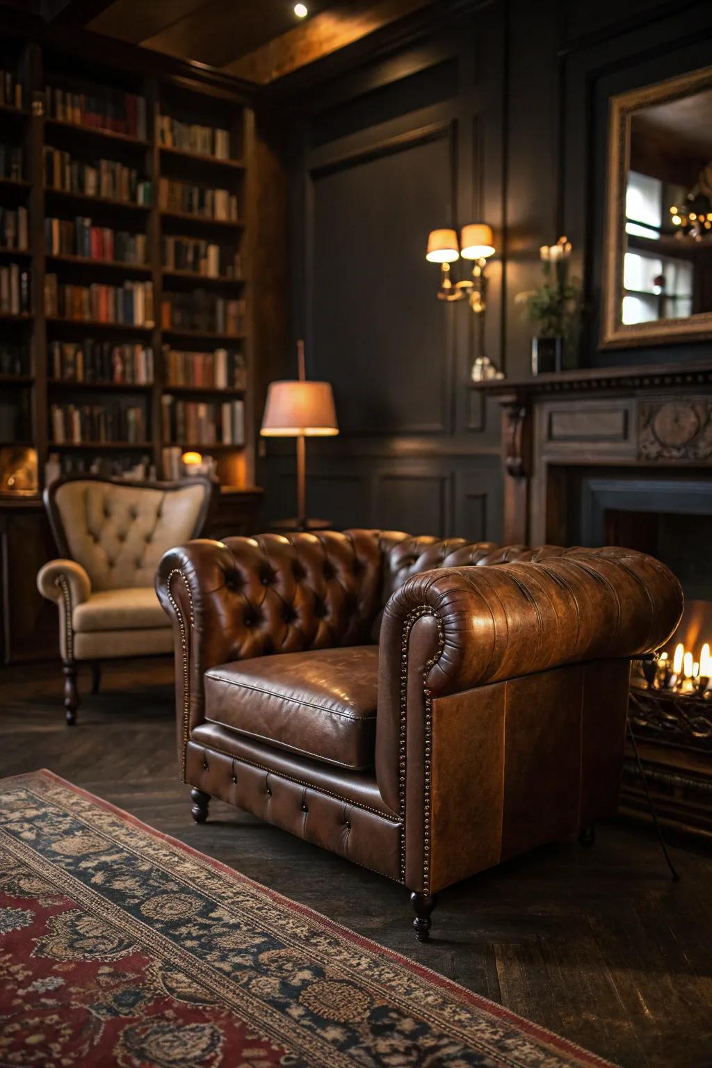 Timeless furniture choices contribute refinement and comfort to your living space.