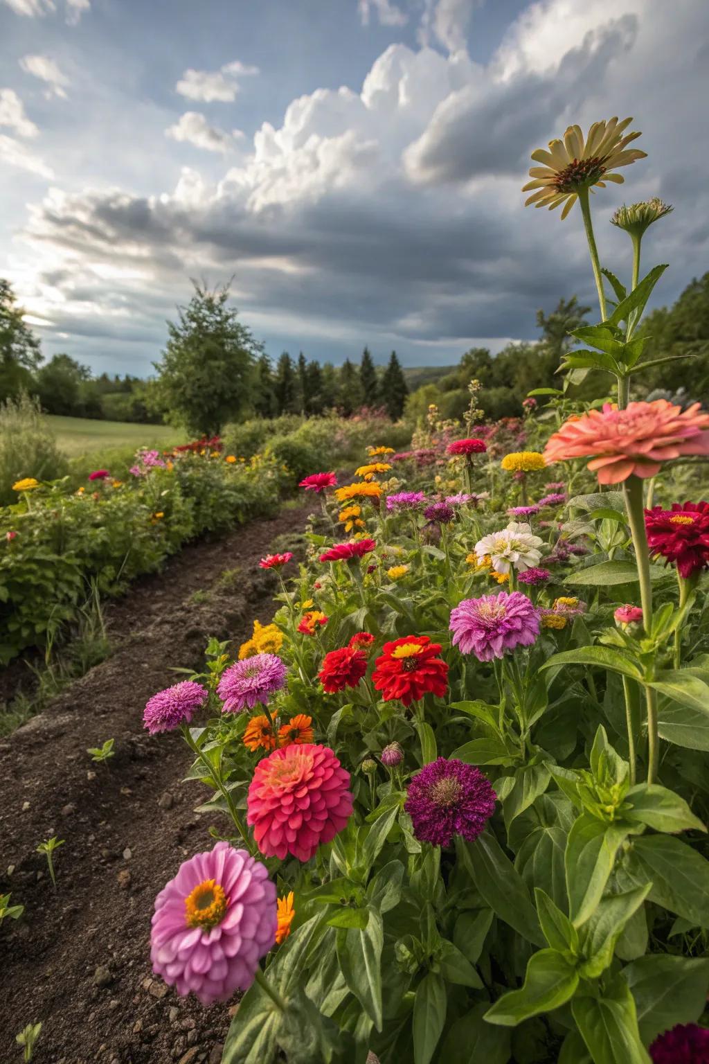 Seed-grown flowers inject lively colors into any garden landscape.