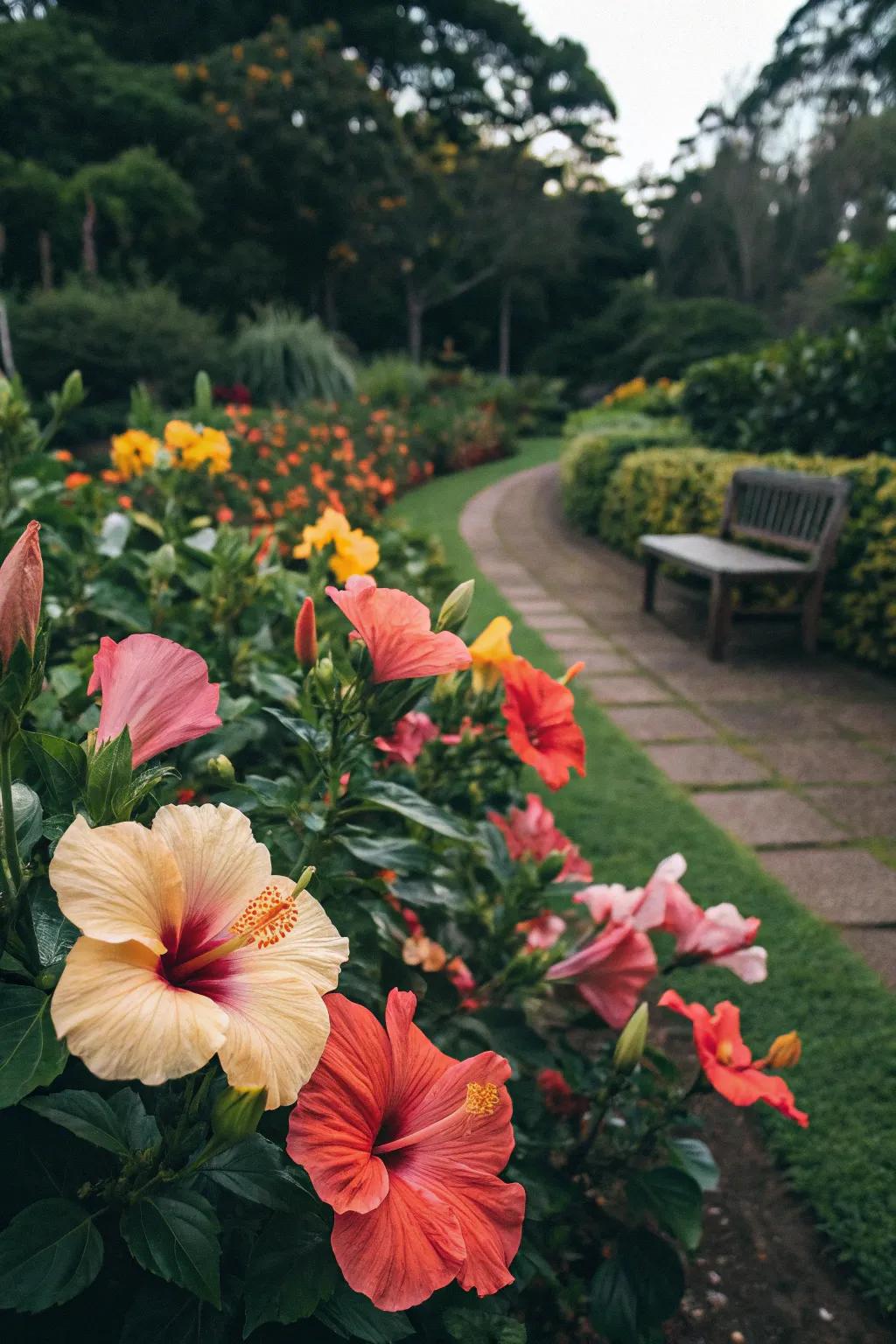 Vibrant flowers add life to your Hawaiian landscape.