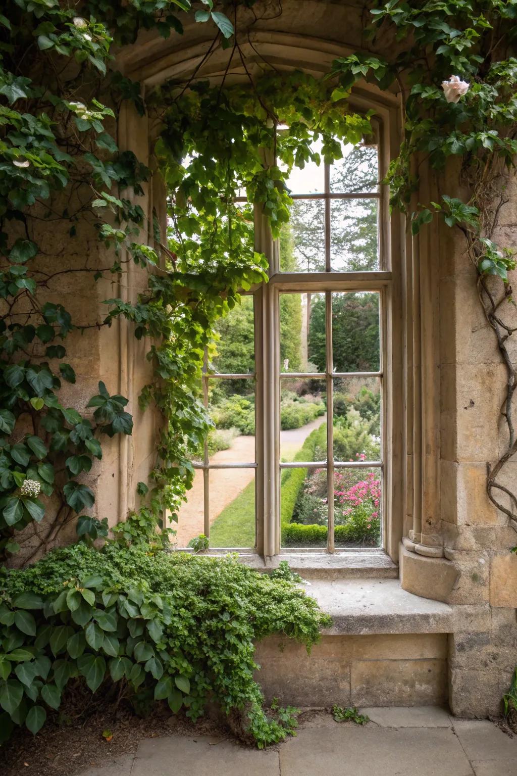 Accentuate your windows with the inherent allure of star creeper.