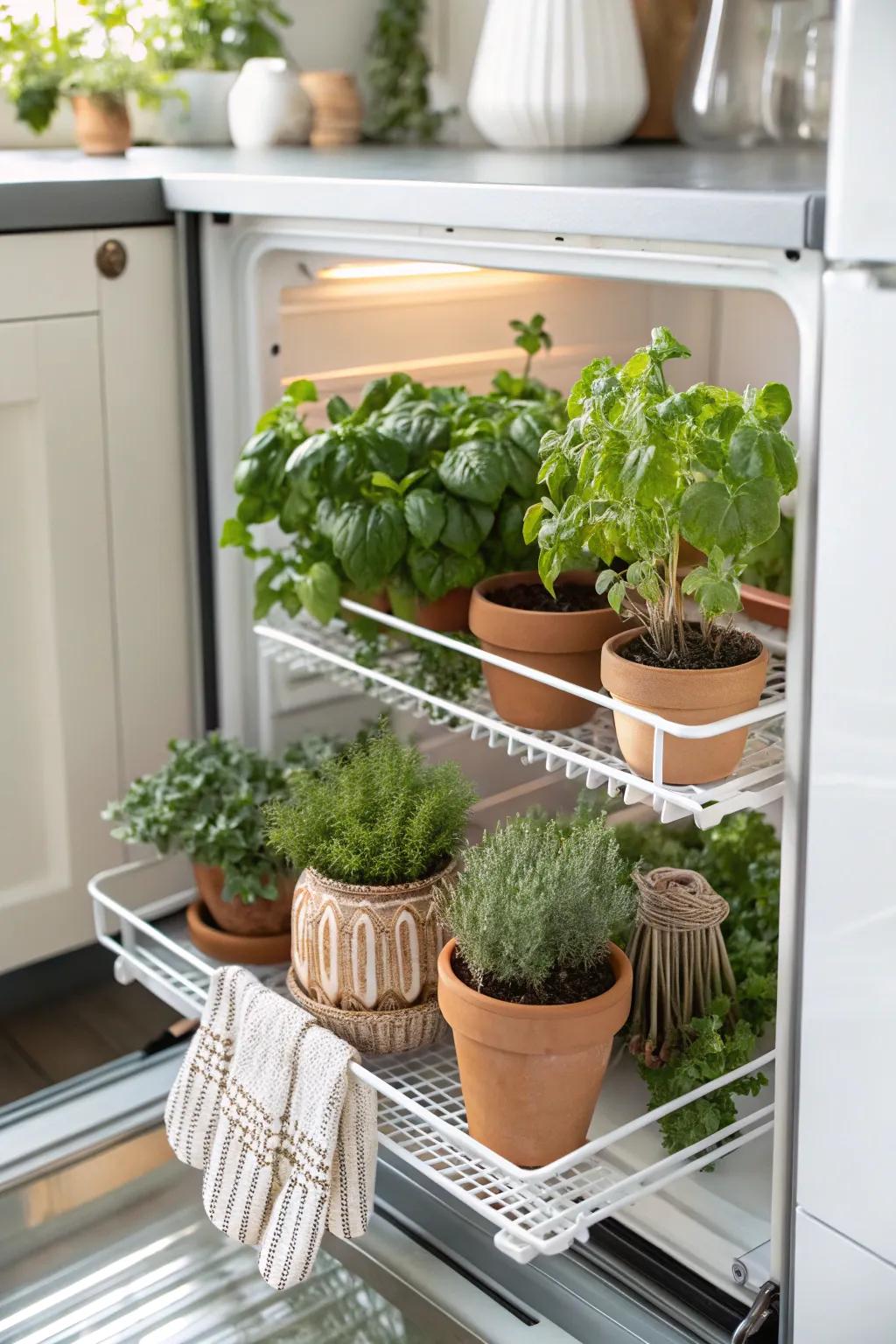 Transform your kitchen into a Plant Paradise with this creative use of dishwasher space!