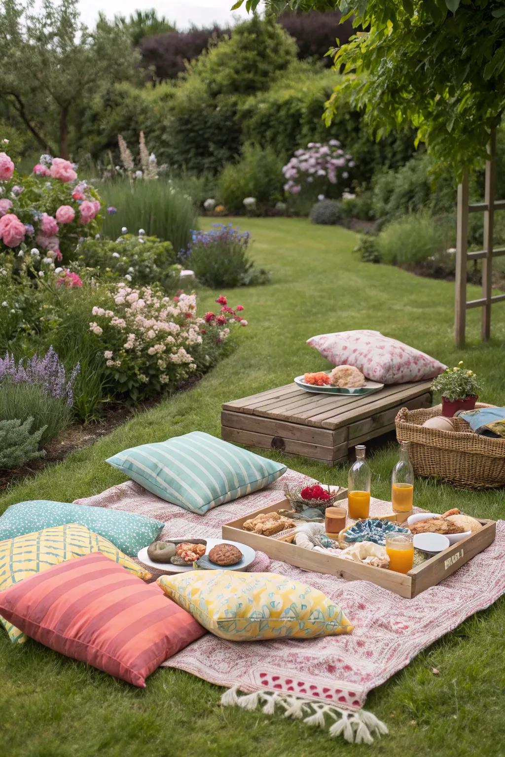 An inviting backyard gathering provides a relaxed yet delightful Sweet 16 celebration.