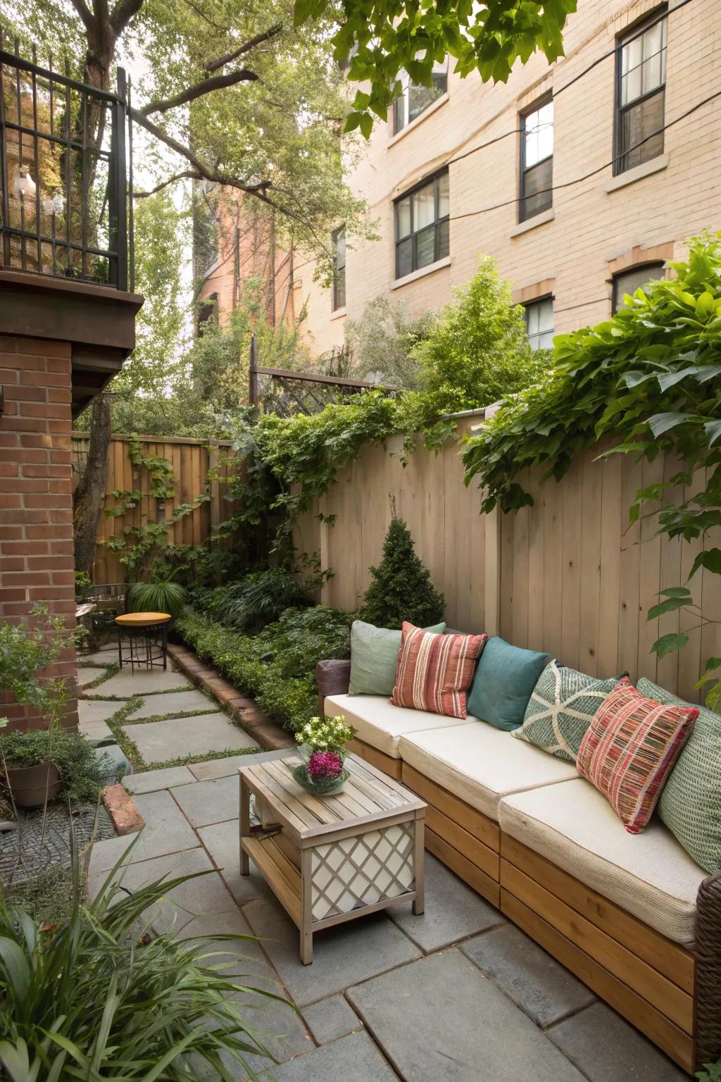 Experience ultimate comfort in a pleasant seating area.