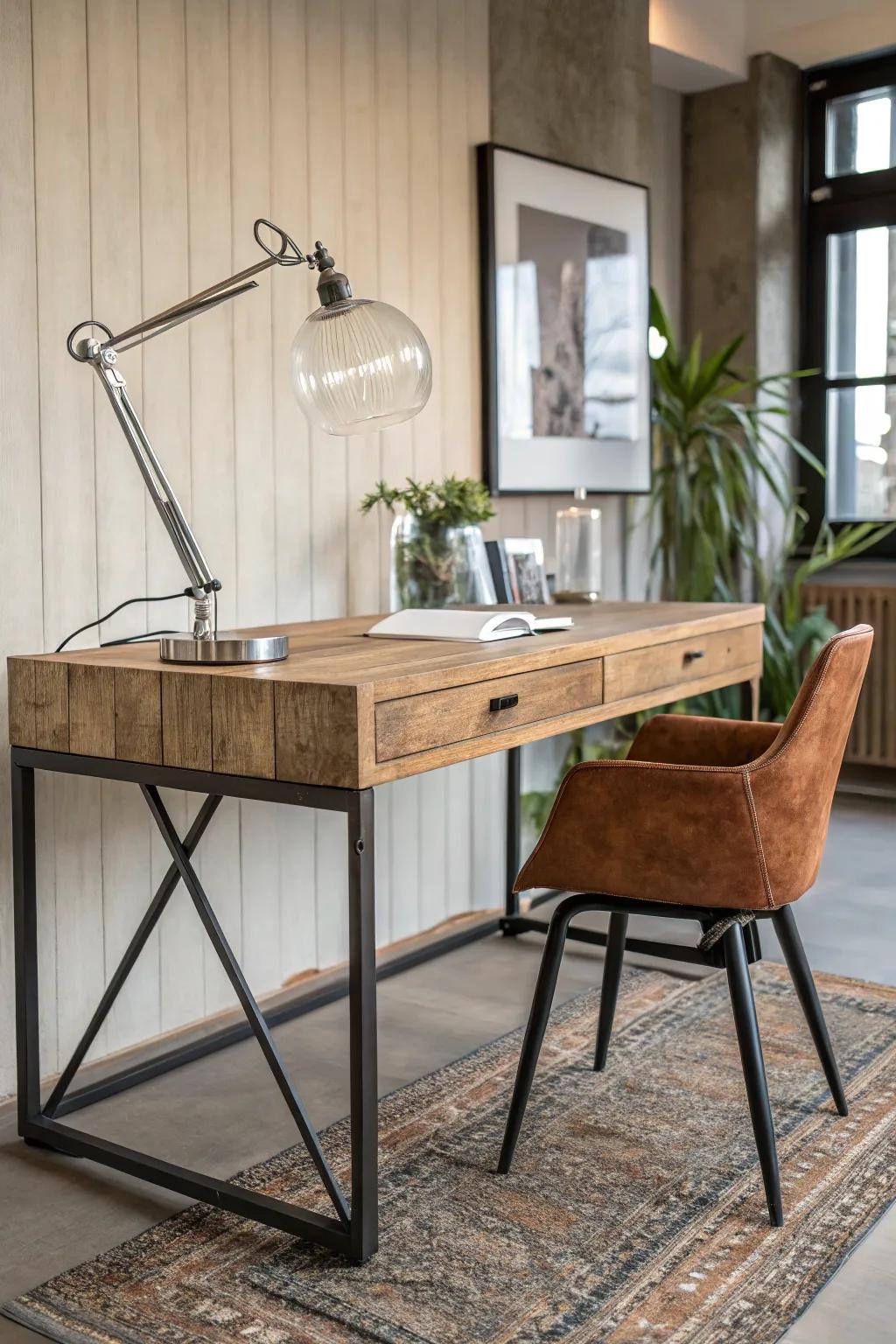 Varied materials add richness and personality.