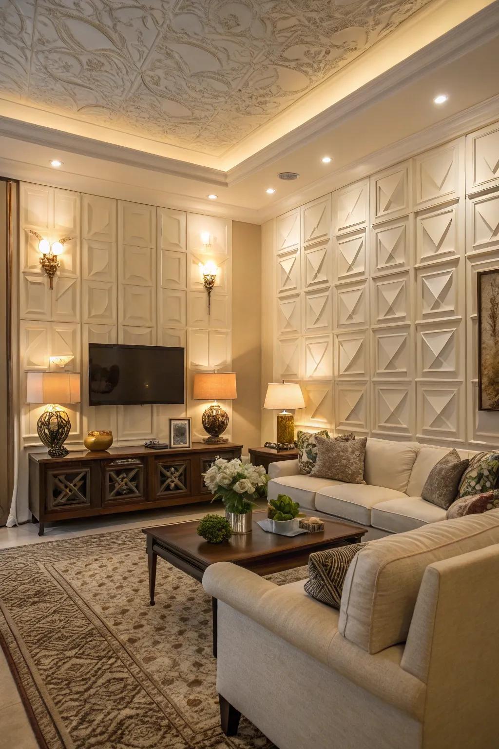 Symmetrical panels that bring harmony to your space.