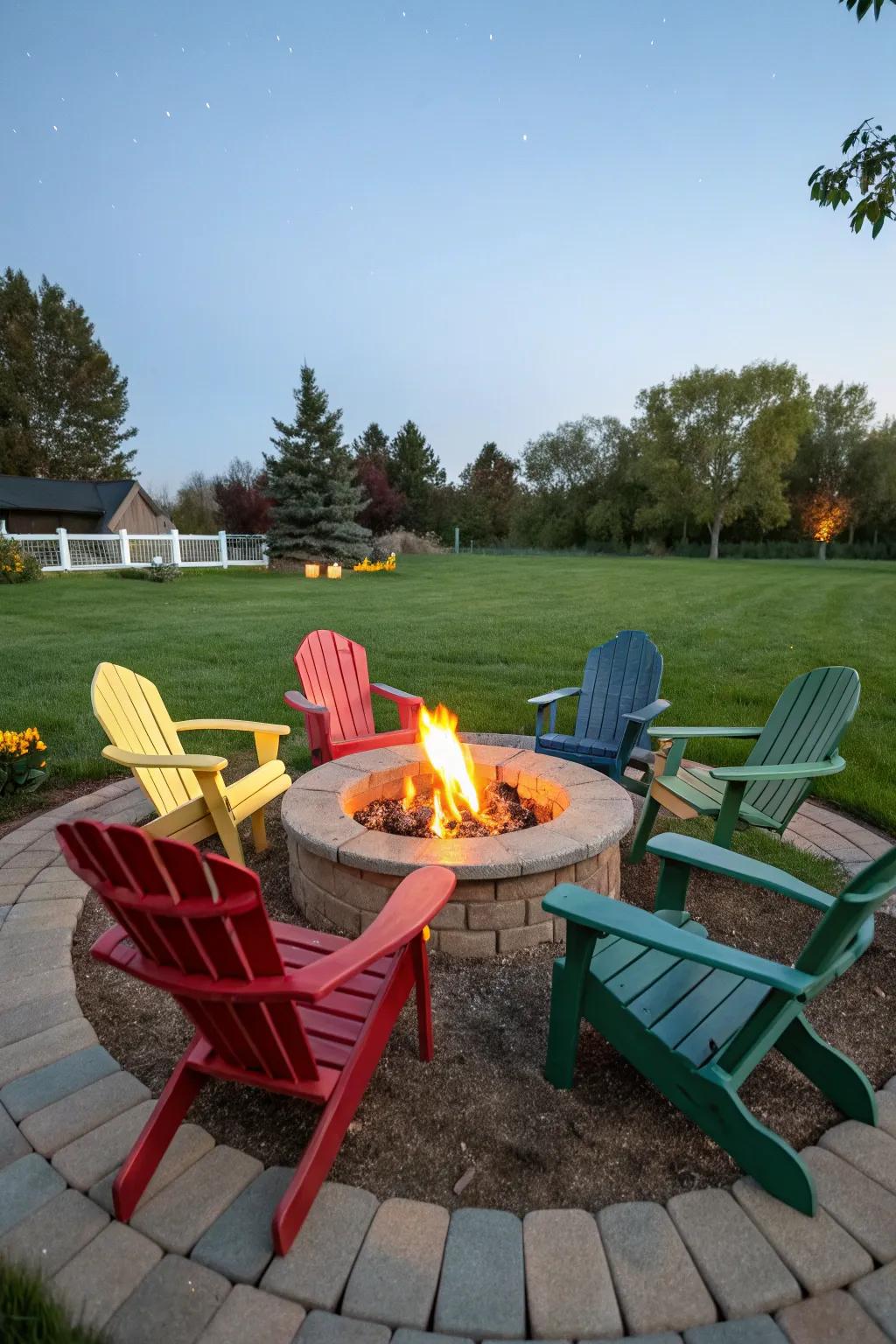 Park seats offer comfortable and elegant lounge choices.