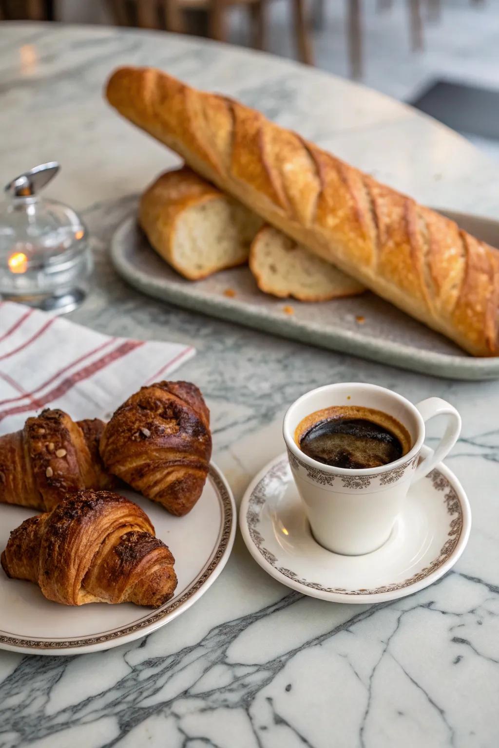 Embrace the elegance of Paris with a café-inspired breakfast.