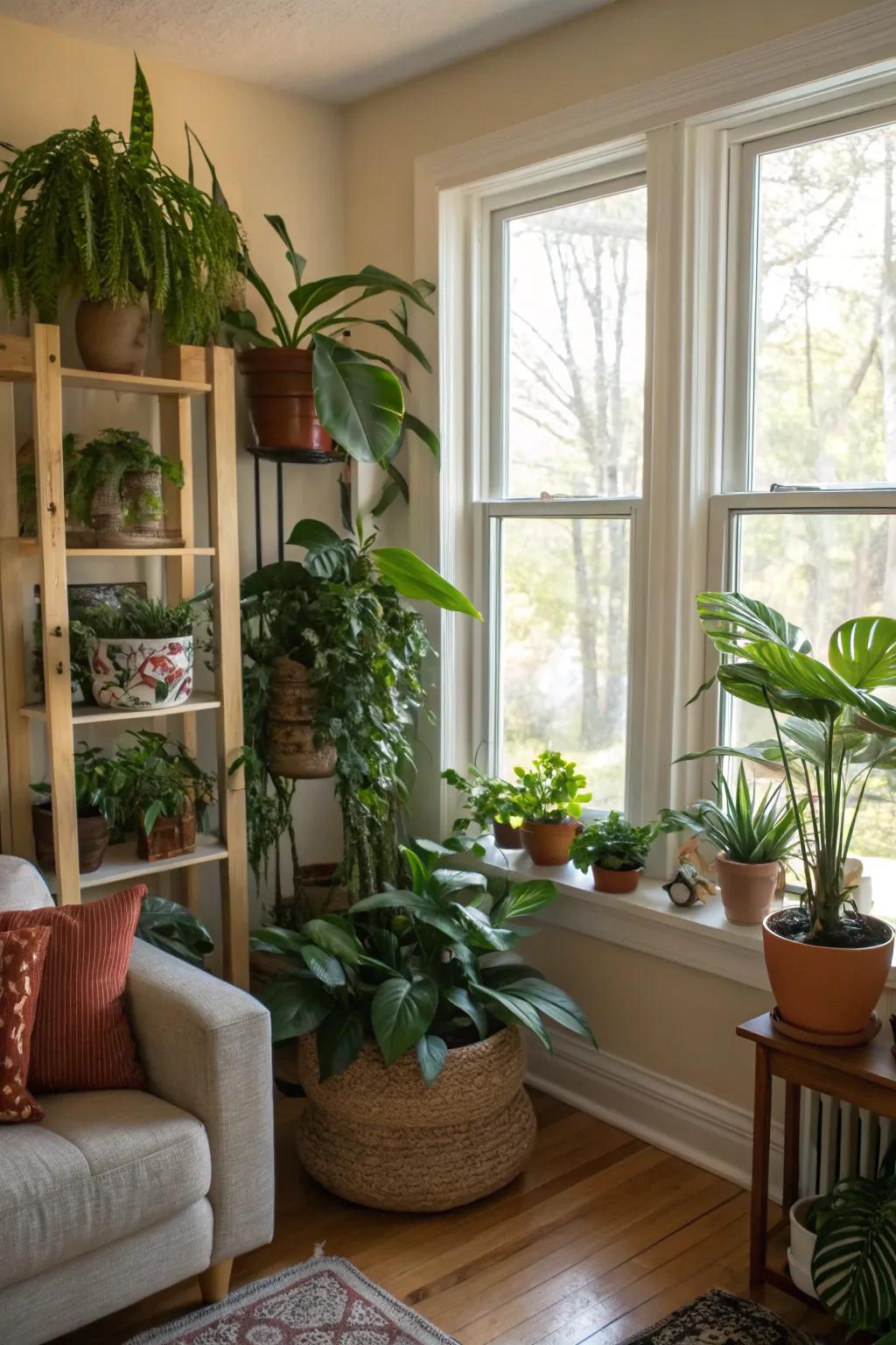 Houseplants breathe life and freshness into your living space.