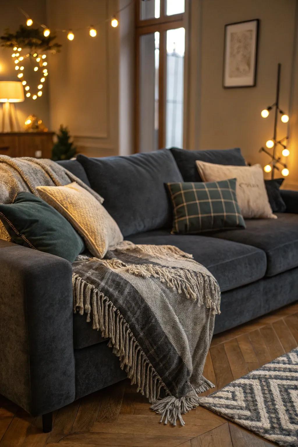 Layered feels introduce warmth and dimension to your space.