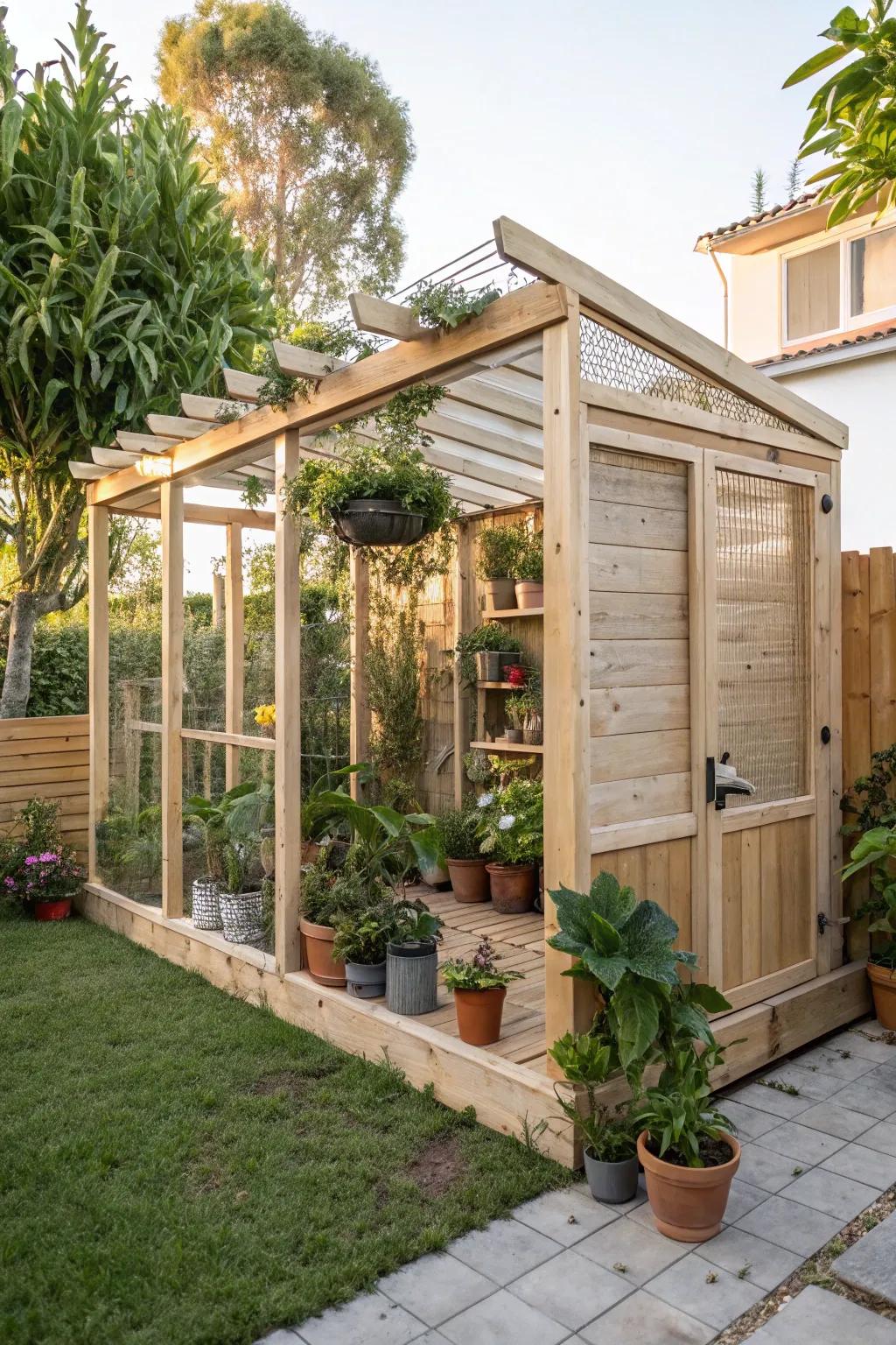 Transform your backyard into a Garden View Retreat for your furry friends, where nature meets safety and style.