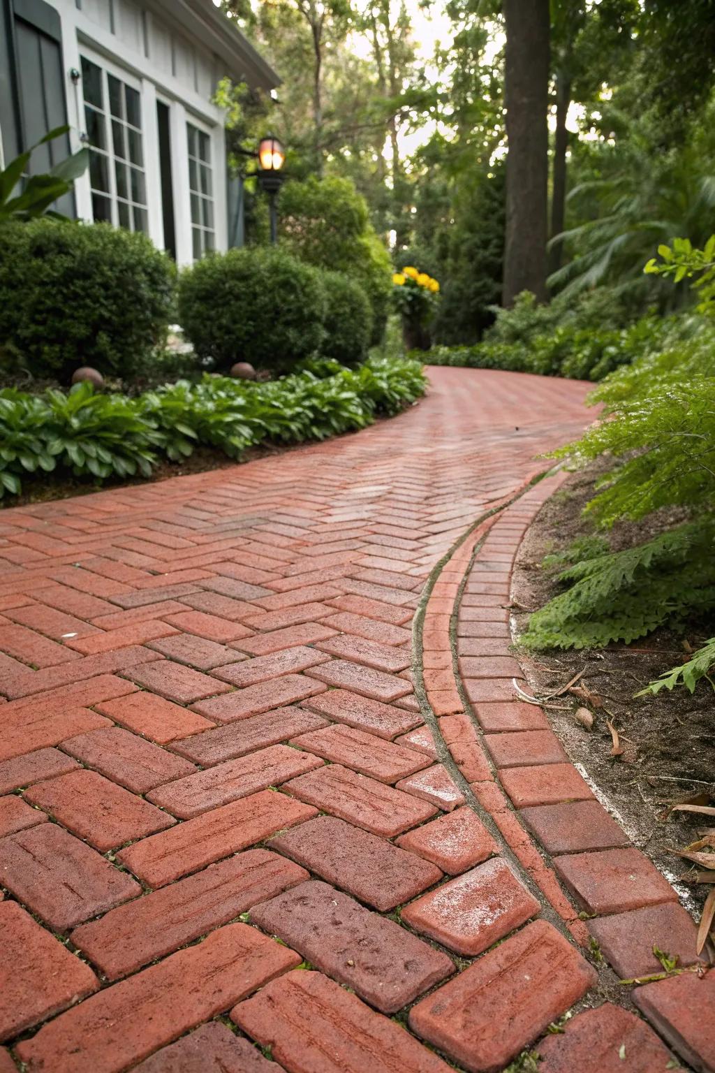 Clay pathways contribute a traditional and welcoming atmosphere.