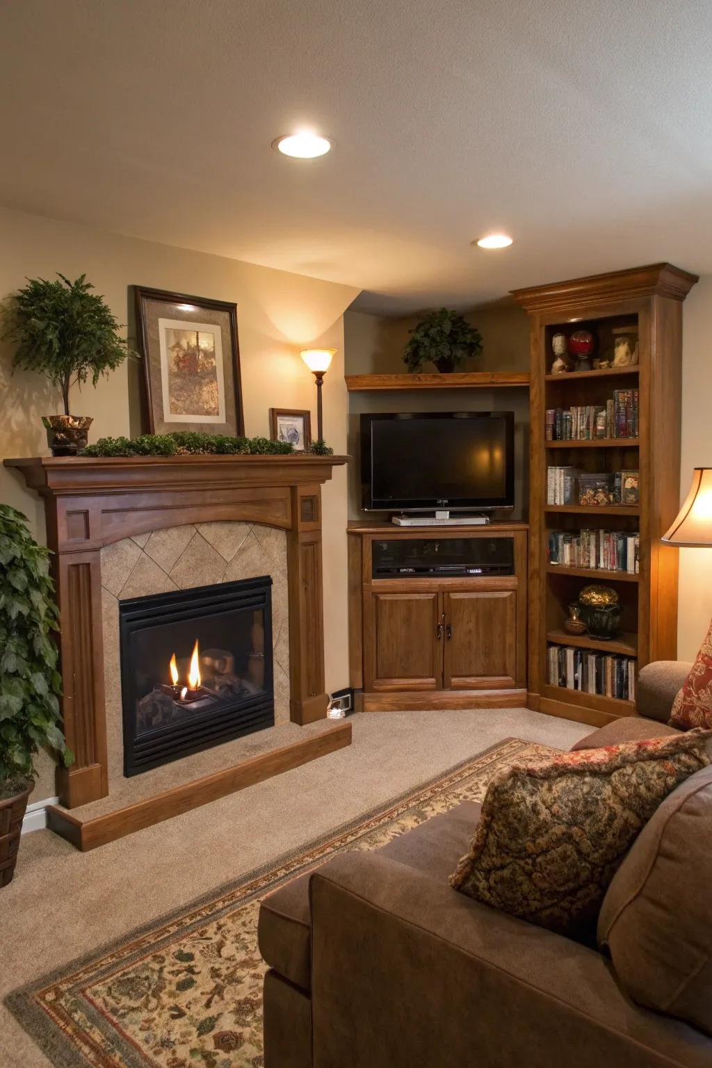 Relaxing areas: Capitalizing on small spaces.