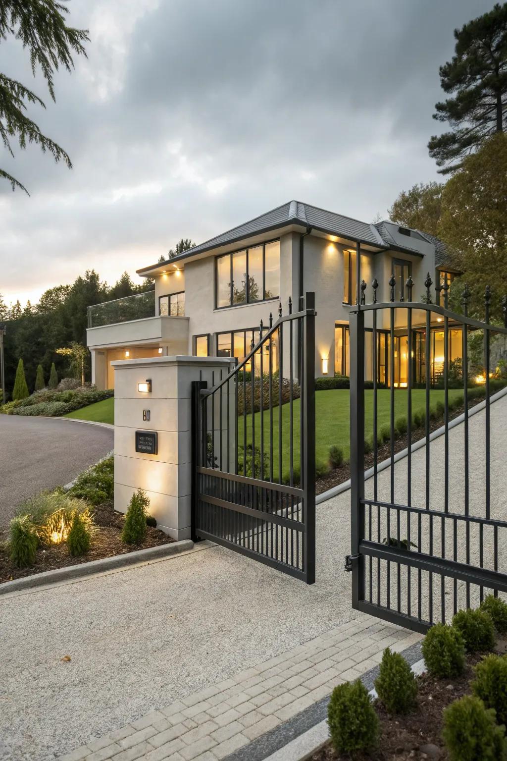 Automated gates provide ease and security at your fingertips.