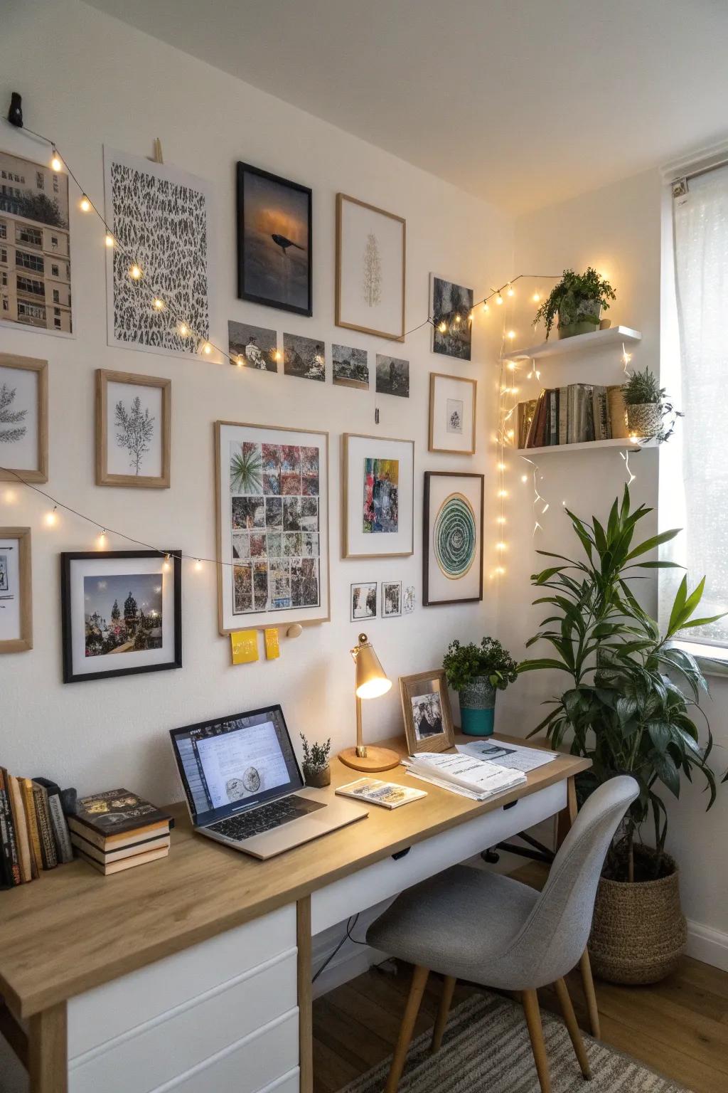 Let your walls inspire you with art that speaks to your ambitions.