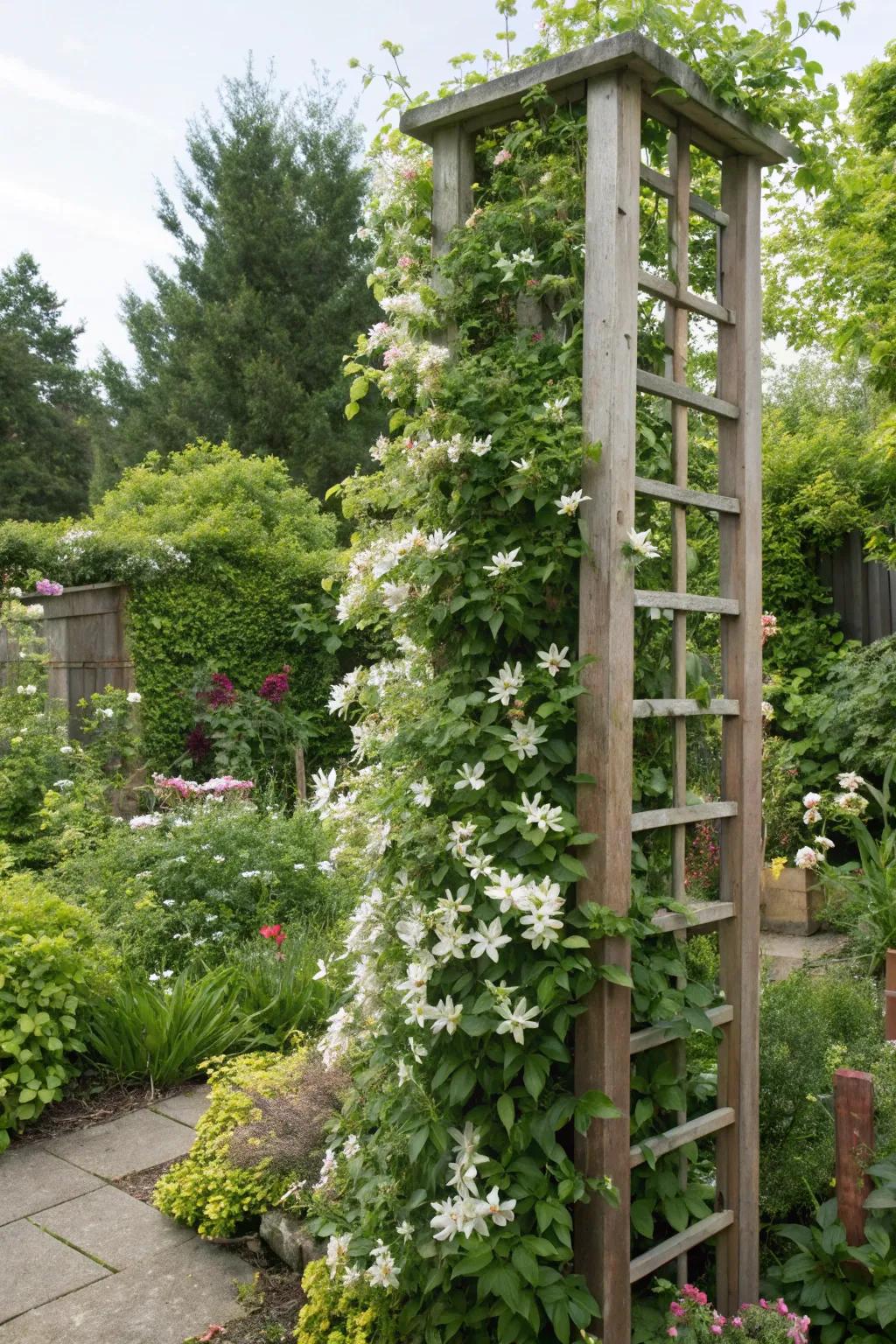 Opt for verticality with star creeper for remarkable elevation and coverage.