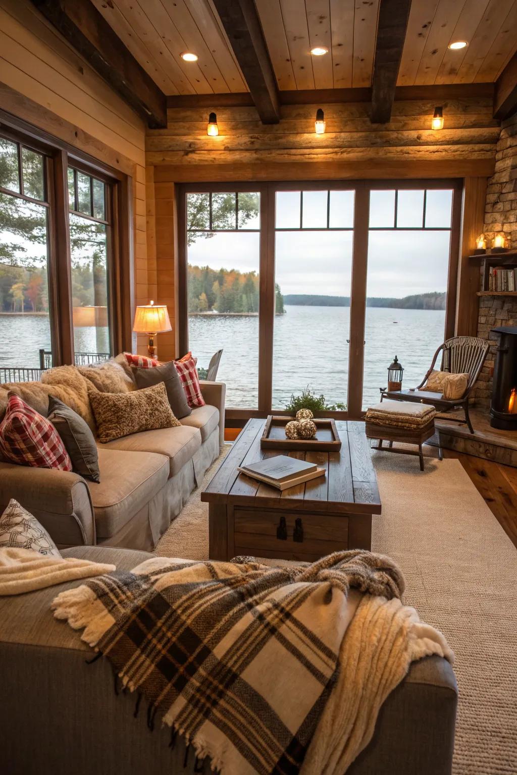 A cozy seating area perfect for gatherings.