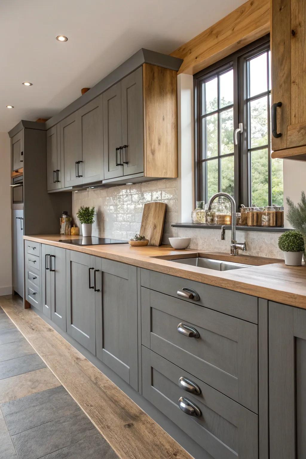 Increase depth with various materials.