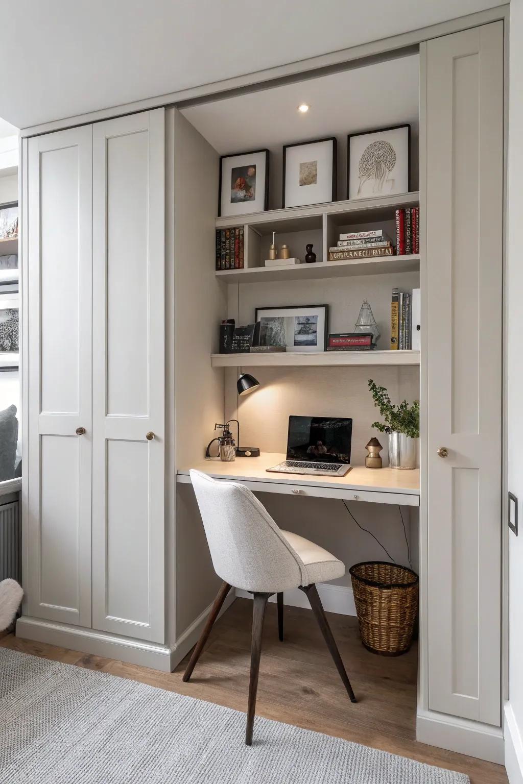 Maintain your area clutter-free with a stylish workstation unit.