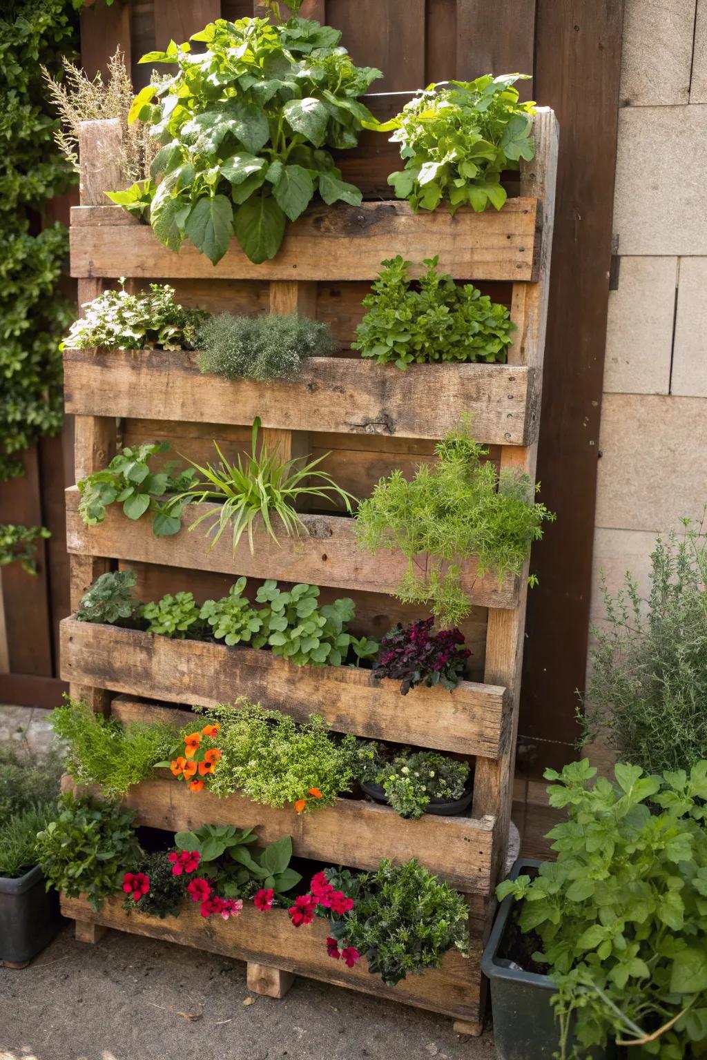 Transform your space with a handcrafted vertical garden masterpiece.