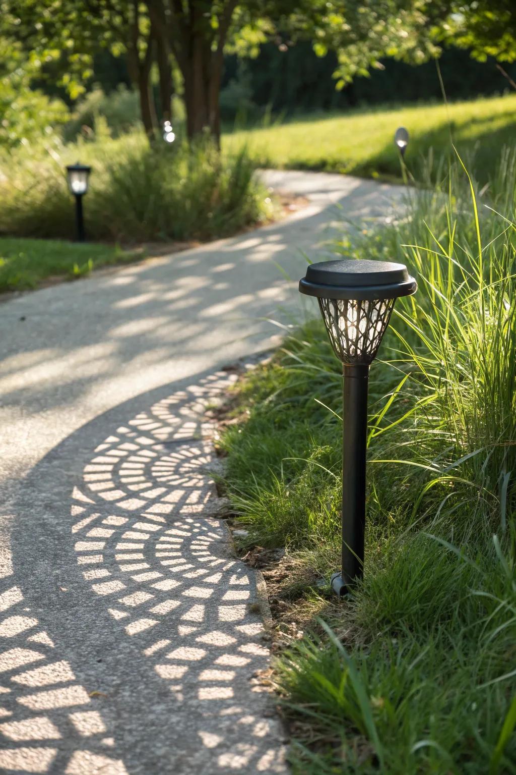 Illuminate your garden path with minimalist elegance and natural charm. #PathwayGlow #ScandinavianStyle