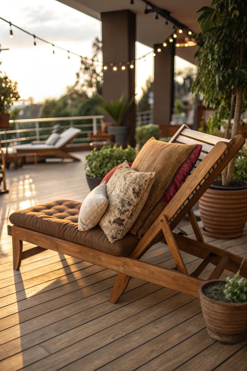 Elevate your deck with the perfect blend of comfort and craftsmanship.