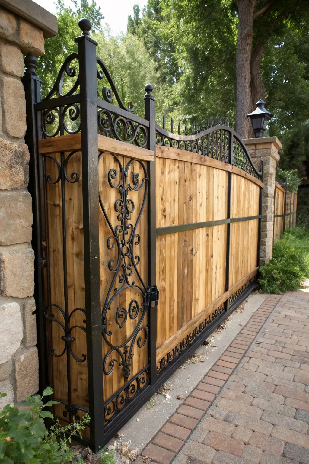 Where rustic charm meets modern craftsmanship: a perfect blend of wood and metal.