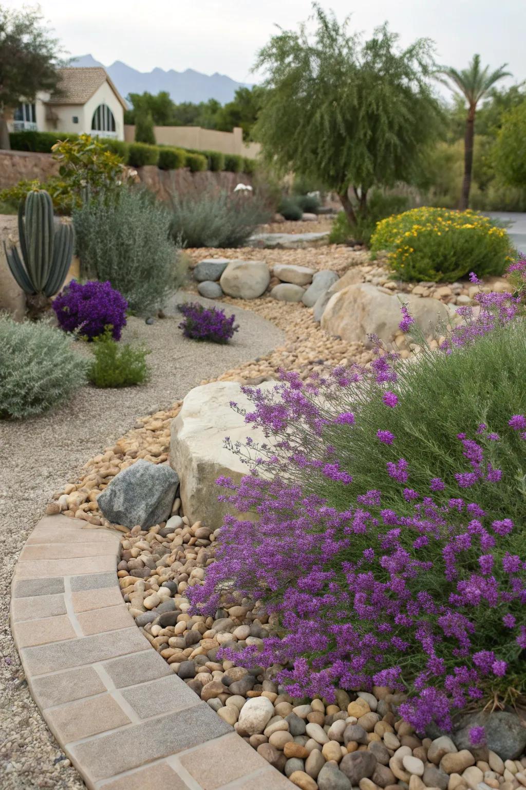 Transform a garden corner into a desert oasis with Texas sage.