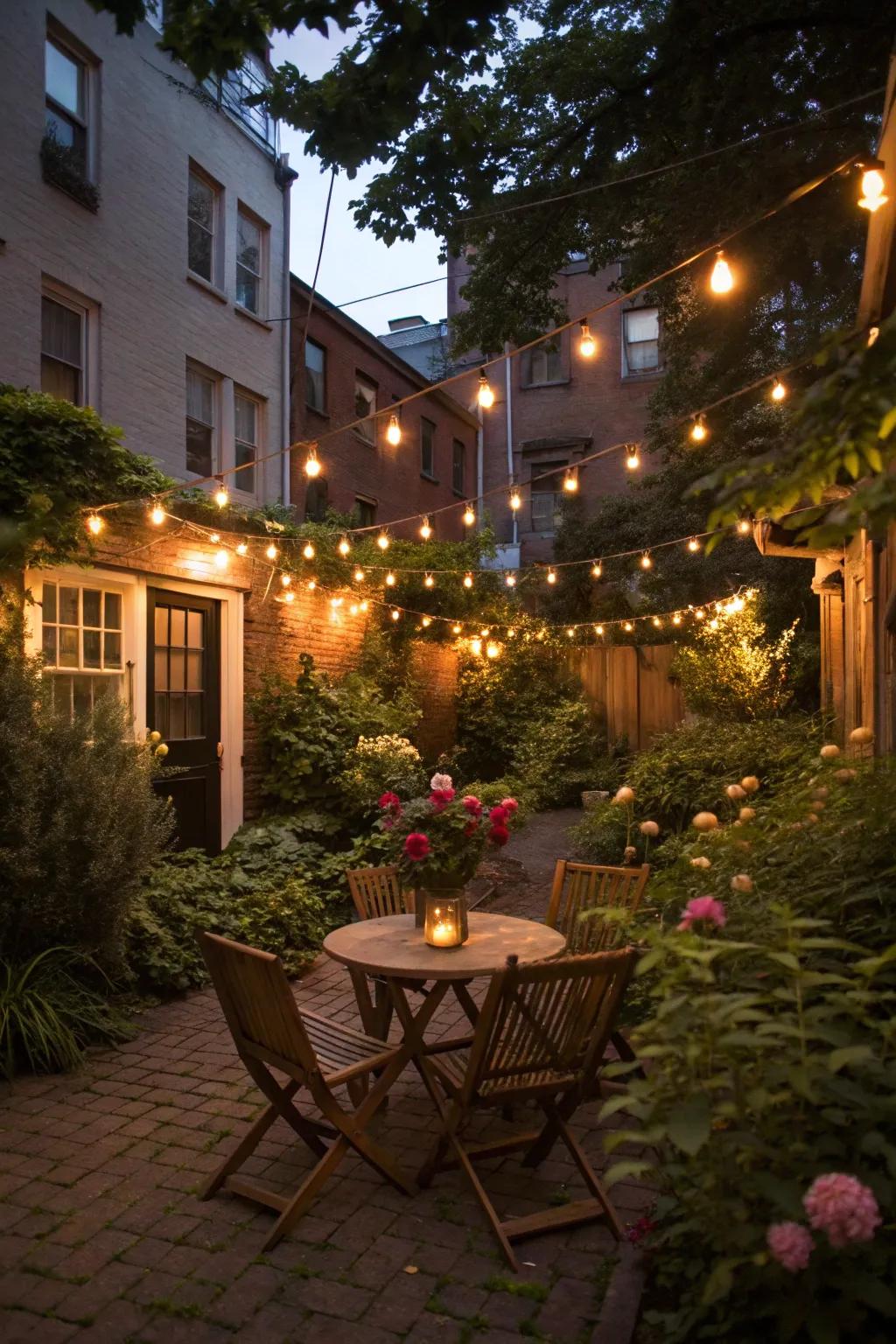 Light up your evenings with captivating ornamental lighting.