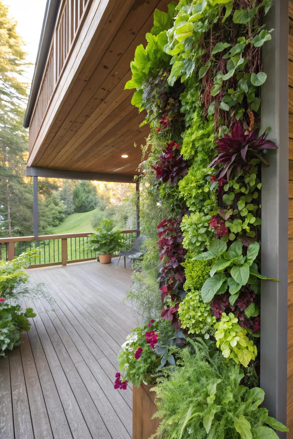 Bring your walls to life with a striking vertical garden.