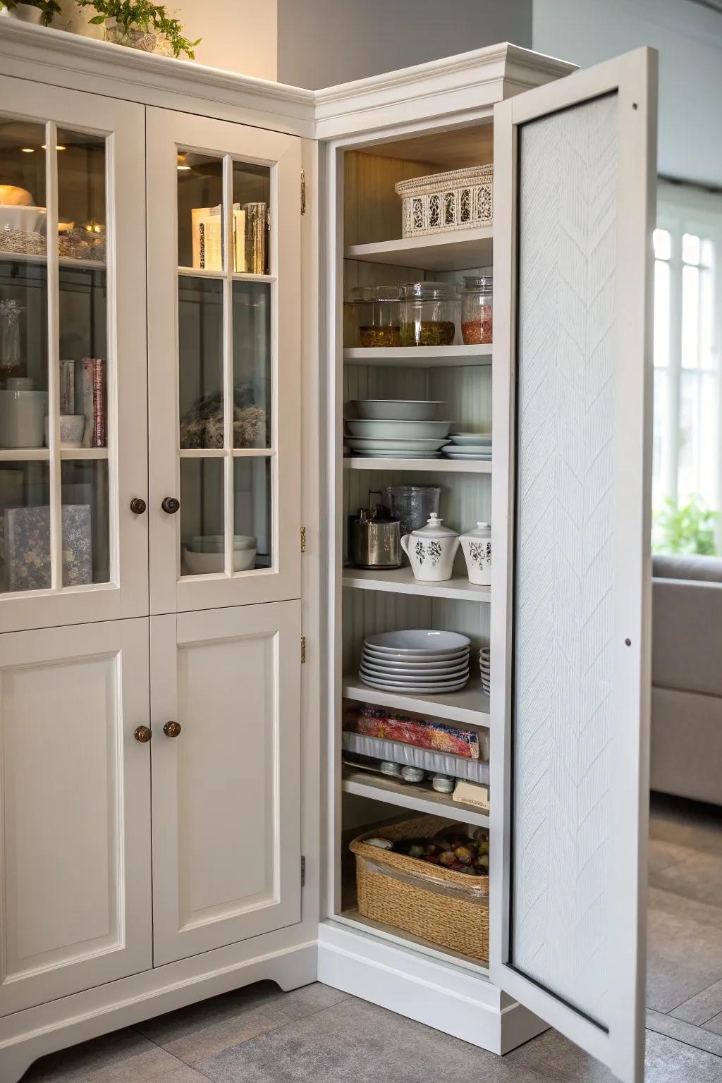 Folding access points offer straightforward access to difficult-to-reach corners.